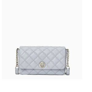 KATE SPADE NATALIA flap turnlock crossbody blue